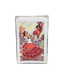 Vintage 1960's Heraclio Fournier Vitoria Spainsh Dancer Playing Cards